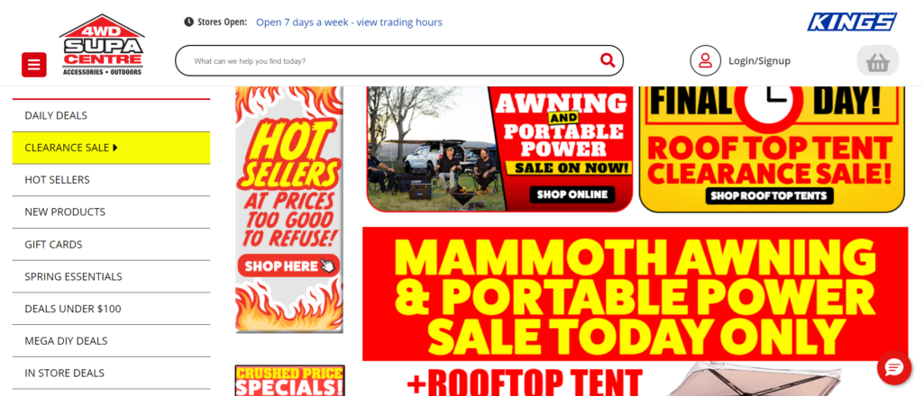 About 4WD Supacentre discount codes