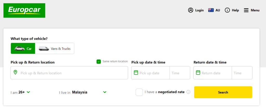 About Europcar discount codes