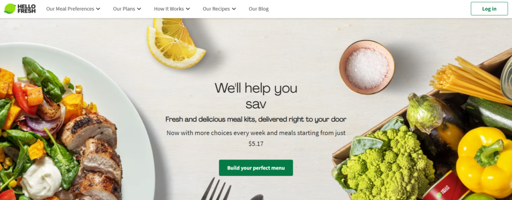 About HelloFresh discount codes