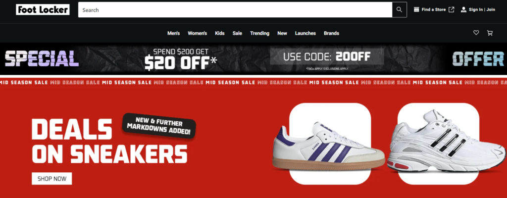 About Foot locker promo codes